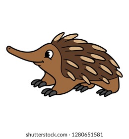 Cartoon Echidna Illustration