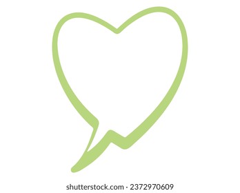 Cartoon effect speech bubble illustration