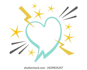 Cartoon Effect Speech Bubble Illustration
