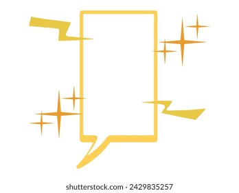 Cartoon-Effekt Sprechblasen-Illustration