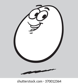Cartoon egg