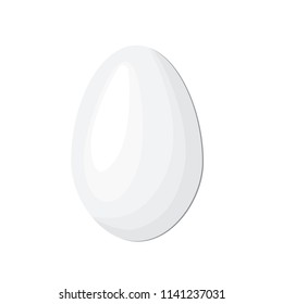 Cartoon egg isolated