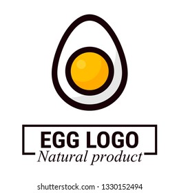 cartoon egg label vector