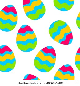 Cartoon egg pattern 