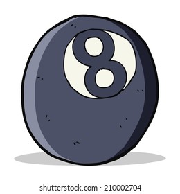 cartoon eight ball