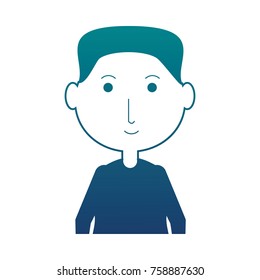 cartoon elderly man icon over white background colorful design vector illustration