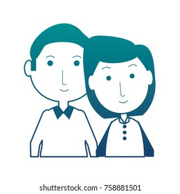 cartoon eldery couple icon over white background vector illustration