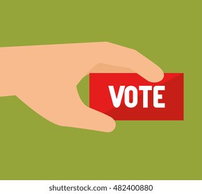 cartoon elections vote design