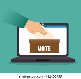 cartoon elections vote design