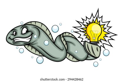 Cartoon Electric Fish Vector