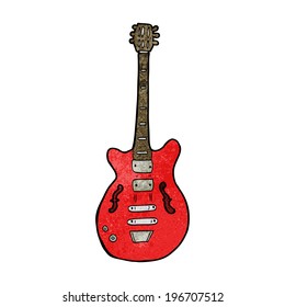 guitarra eléctrica de dibujos animados