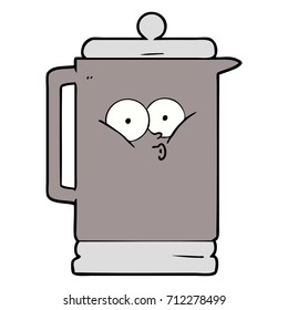 hervidor eléctrico de dibujos animados