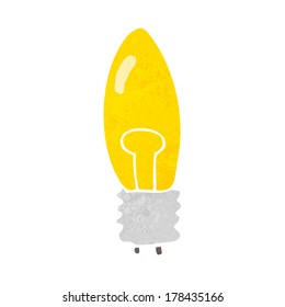 bombilla eléctrica de dibujos animados