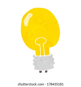 bombilla eléctrica de dibujos animados