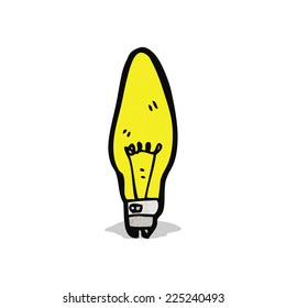 bombilla eléctrica de dibujos animados