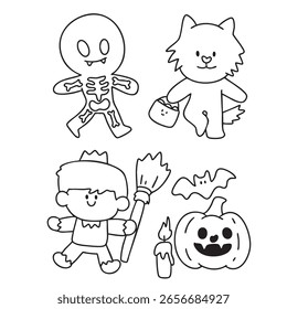 Cartoon, element, ghost in a cloak, autumn, Halloween, illustration, cute picture, hand-painted