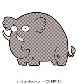 elefante de dibujos animados