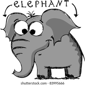Cartoon elephant