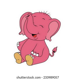 cartoon elephant baby