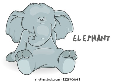 Cartoon Elephant Character