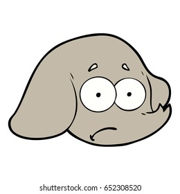 cartoon elephant face