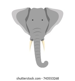 cartoon elephant icon