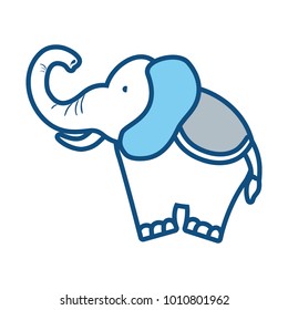 cartoon elephant icon image