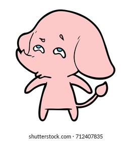 elefante de dibujos animados recordando