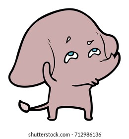elefante de dibujos animados recordando