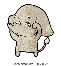 cartoon elephant remembering