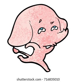 elefante de dibujos animados recordando