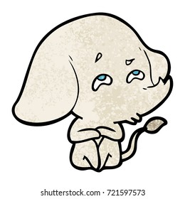 elefante de dibujos animados recordando