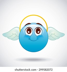 cartoon emoticons design, vector illustration eps10 graphic 