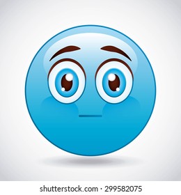 cartoon emoticons design, vector illustration eps10 graphic 
