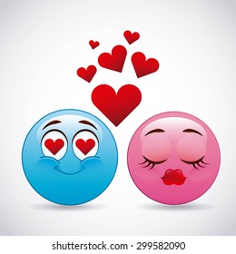 cartoon emoticons design, vector illustration eps10 graphic 