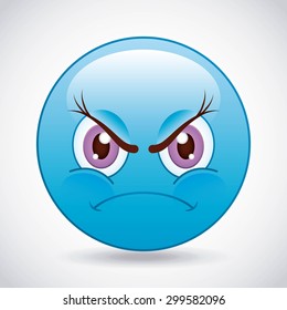 cartoon emoticons design, vector illustration eps10 graphic 