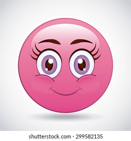 cartoon emoticons design, vector illustration eps10 graphic 
