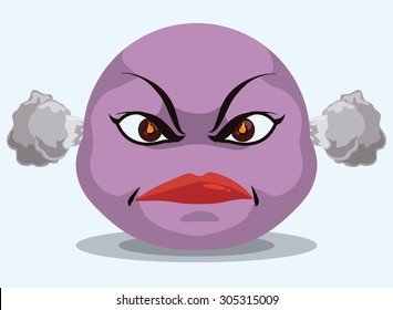 Cartoon emotions design, vector illustration eps 10.