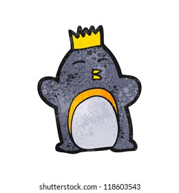 cartoon emperor penguin