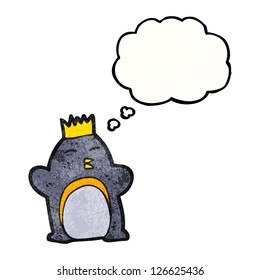 emperador de dibujos animados pingüino
