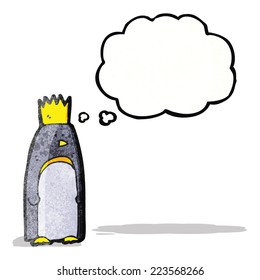 emperador de dibujos animados pingüino