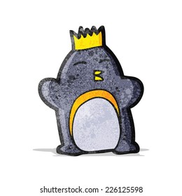 cartoon emperor penguin