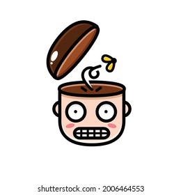 cartoon empty brain character design