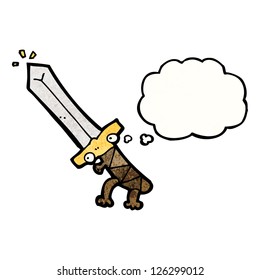 cartoon enchanted sword