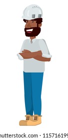 cartoon engineer icon