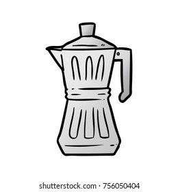 cartoon espresso maker