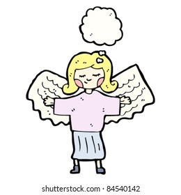 cartoon everyday angel