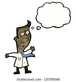 cartoon excited man