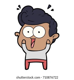 animador emocionado