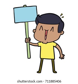 animador emocionado